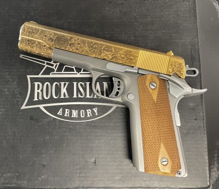 RIA 1911 with Aztec scrolling